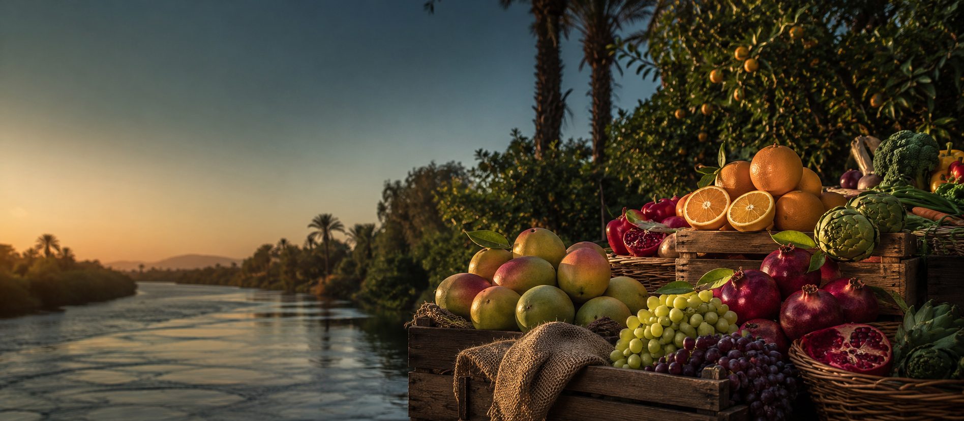 Egyptian export produce and shipping documentation